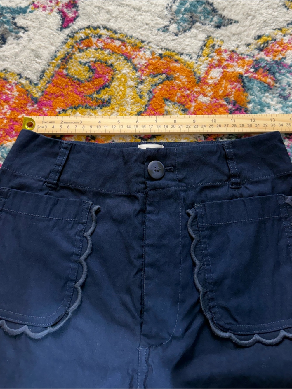 Anthropologie The Colette Scallop High-Rise Wide Leg Pants w/Magic Fabric! - Picture 14 of 15